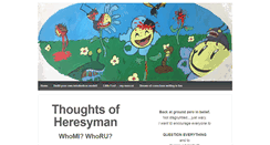 Desktop Screenshot of heresyman.com