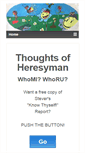 Mobile Screenshot of heresyman.com